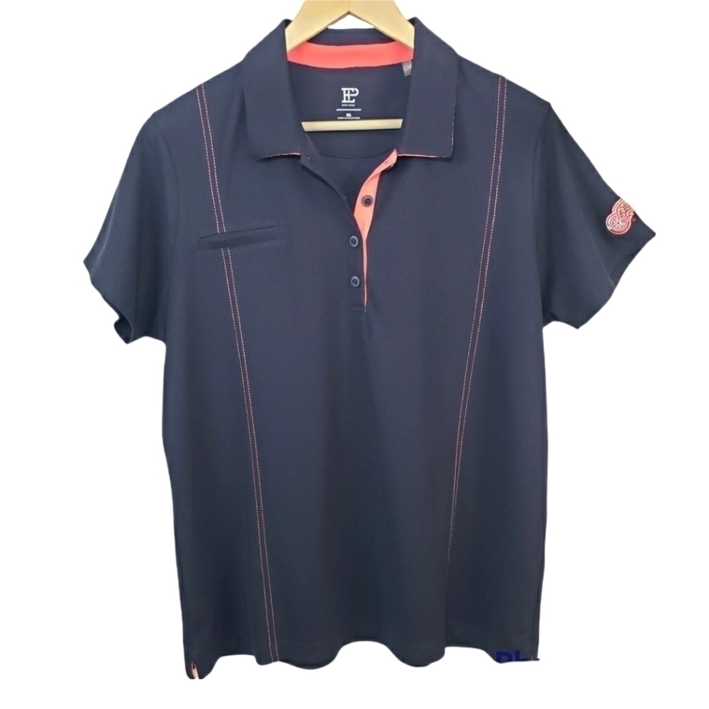 EP New York Collared Red Wing Polo Shirt Size XL